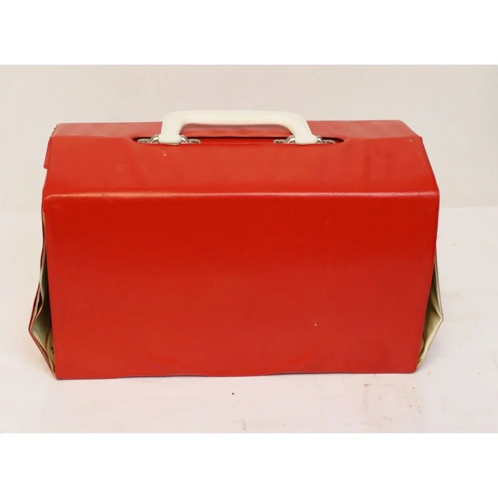 Doctor Medicus Kid Med Kit Box Medicine Pretend Play Vinyl Fold Out Storage Case